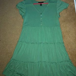 Green forever21 dress